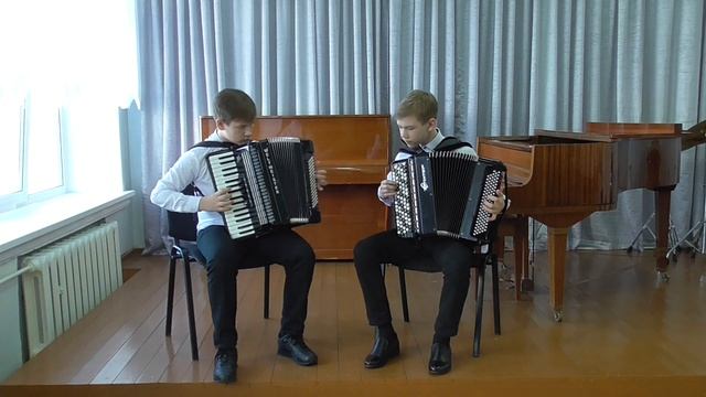 1. Дербенко "Гусарский марш" 2. Т. Тарасова "Праздничный вальс" смотреть онлайн