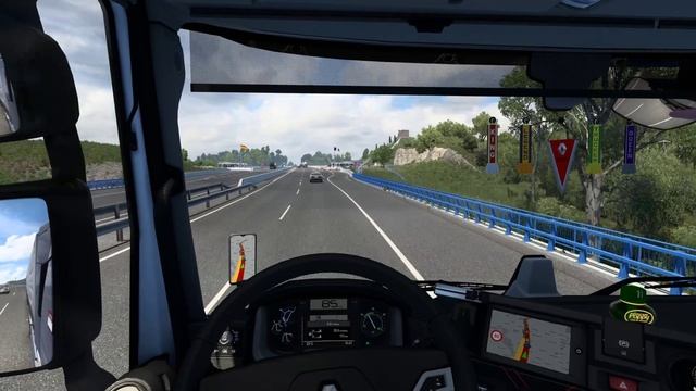 ETS2 1.40 - Euro Truck Simulator 2 - Renault Range T - Barcelona (ES) to Clermont (F) смотреть онлайн
