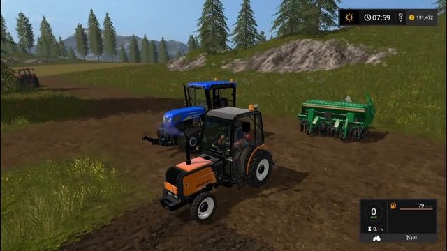 NEW HOLLAND TK4060, RENAULT 8014 FRUITIER FS 17 смотреть онлайн