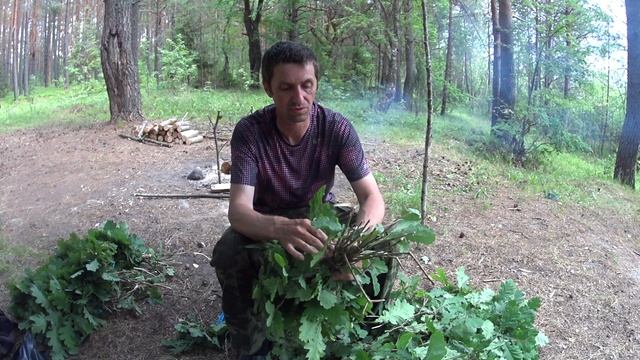 Как быстро связать веники для бани смотреть онлайн