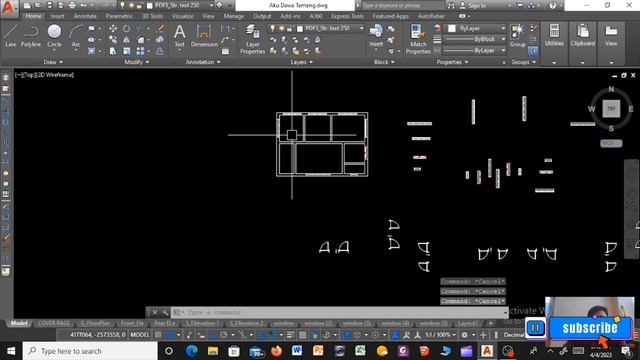 Part 2. Complete Building Plan (9m by 6.3m) Drawings in AutoCAD. #autocadforbeginners смотреть онлайн
