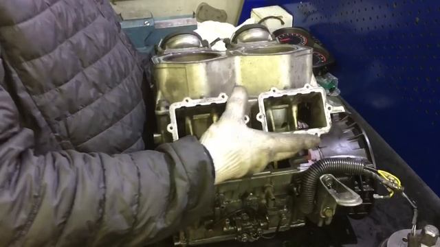 ROTAX 797. Пробило картер юбкой поршня. смотреть онлайн