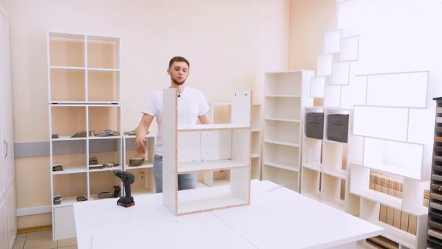 Видео инструкция по сборке стеллажа А42-А43 смотреть онлайн