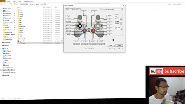 How to set a controller on EPSXE on PC Windows смотреть онлайн