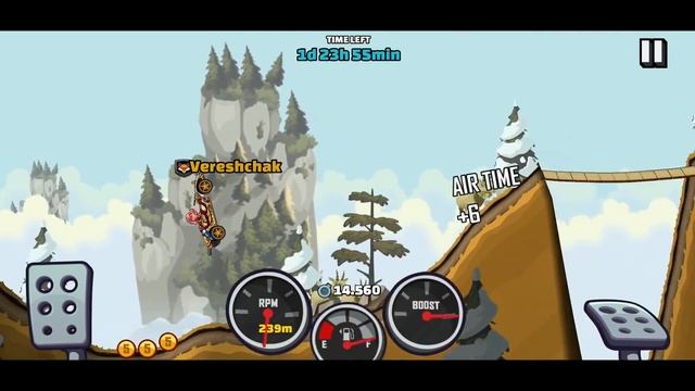 Hill Climb Racing 2 - 39450 points in TIME ATTACK Team Event смотреть онлайн