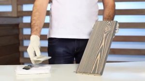 Цвет Стильный серый - покраска брашированного  дерева в два слоя - Эксклюзиввуд.рф