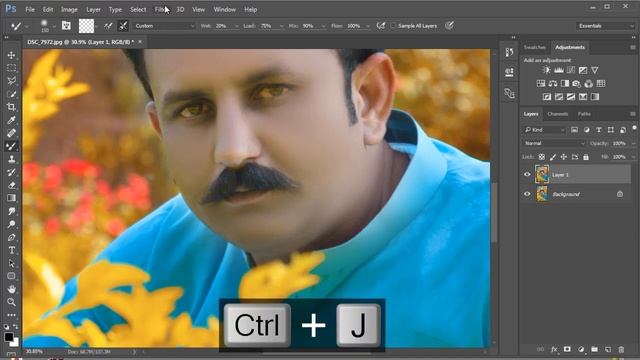 Remove Fleck On Face in Adobe Photoshop 2020 Tutorial || Learning Studio смотреть онлайн