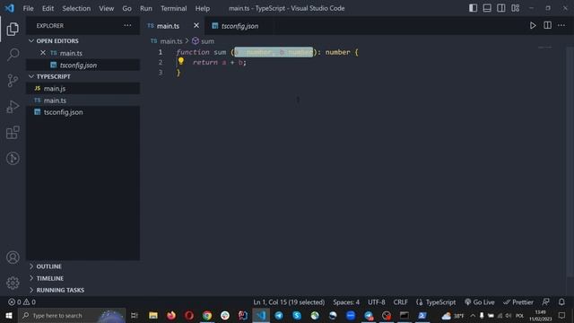 TypeScript за 3 минуты. Что такое TypeScript, настройка, запуск, основные типы, классы, интерфейсы.