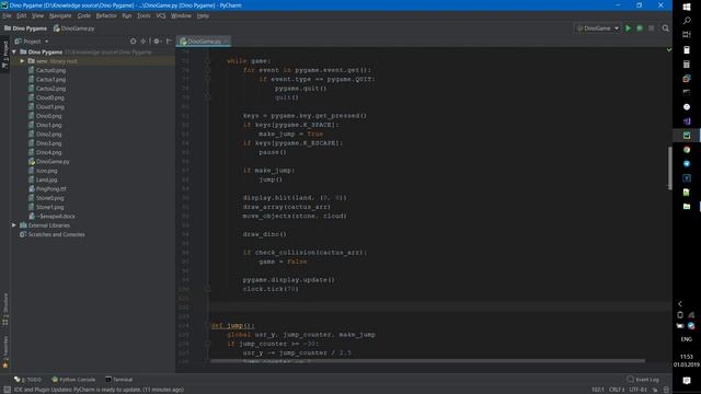 Программирование игр Pygame #8: Логика столкновений, реализация Game Over