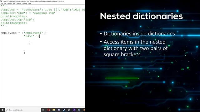 Dictionaries - Python Programming Basics For Beginners #17 смотреть онлайн
