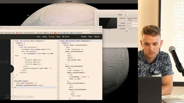 React Components In Vanilla JavaScript With And Without JSX - Jeff Hatcher @ ReactNYC смотреть онлайн