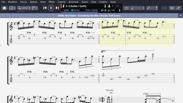 Van Halen - SOMEBODY GET ME A DOCTOR - Guitar Solo Tutorial (Tab + Sheet Music) смотреть онлайн