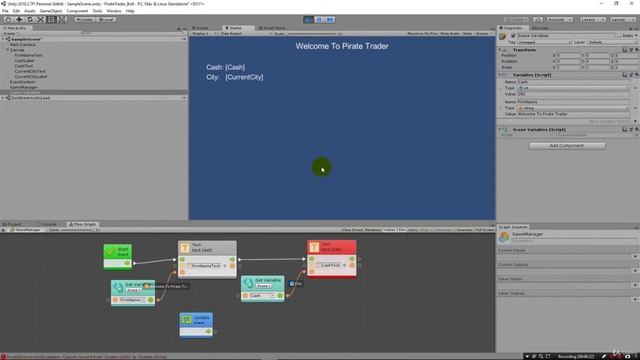 Build a Pirate Trading Game with Bolt & Unity - Lesson 3: Create Your First Flow Machine Graph смотреть онлайн