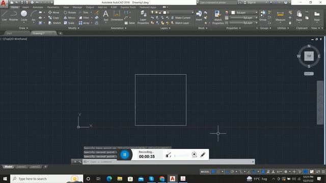 AutoCAD 2D Draw line смотреть онлайн
