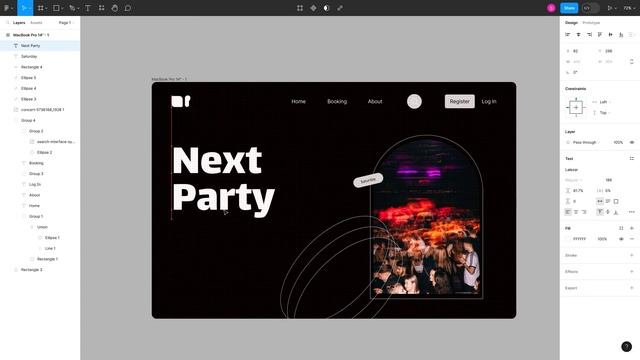 ? Party Club Website UI Design in Figma | 75 Hard Challenge Day 11 смотреть онлайн
