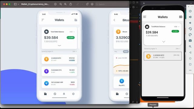 The UI template to React Native: Building a wallet cryptocurrency mobile app (Part -2) смотреть онлайн