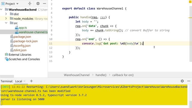 Microservices 05 Warehouse Backend смотреть онлайн