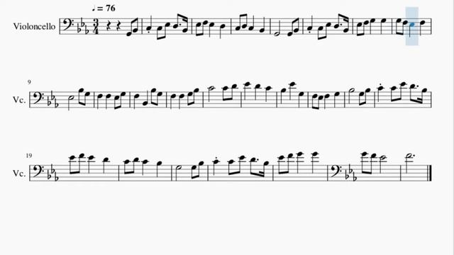 Cello Sheet Music: How to play Jupiter from The Planets (Thaxted) by Gustav Holst смотреть онлайн