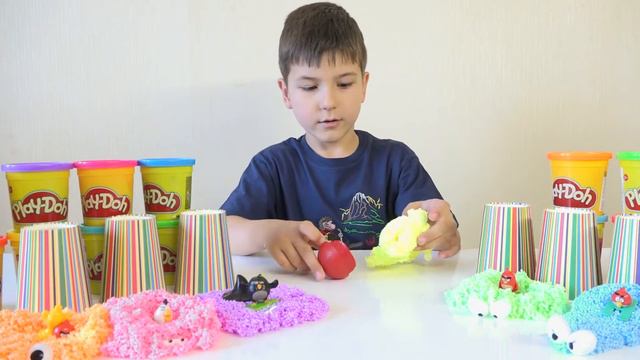 Angry Birds A Balls surprises / Angry Birds Toys / Энгри Бердс сюрпризы / Kids channel SanSanychTV смотреть онлайн
