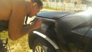 ПОКРАСКА АЭРОГРАФОМ НА УЛИЦЕ ПЯТНОМ.