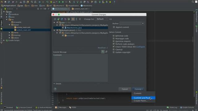 التعامل مع الـ Git باستخدام Android Studio смотреть онлайн