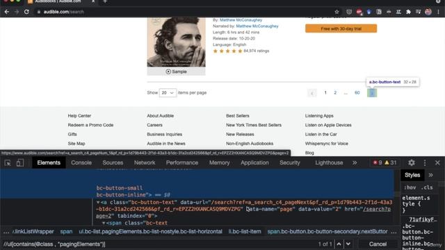 9. Dealing With Multiple Pages Using Scrapy 2. Pagination