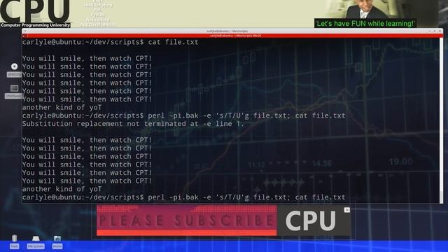 Perl text substitution смотреть онлайн