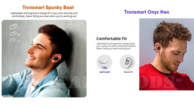 ? TRONSMART ONYX NEO новые TWS наушники после Tronsmart Spunky Beat. Что нового? смотреть онлайн