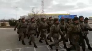 Актау в/ч 25744 строевая песня