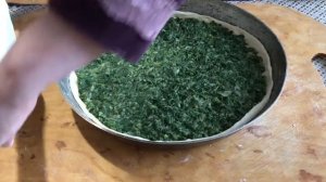 Дагестанское (Даргинское) чуду с зеленью. Весеннее и очень витаминное