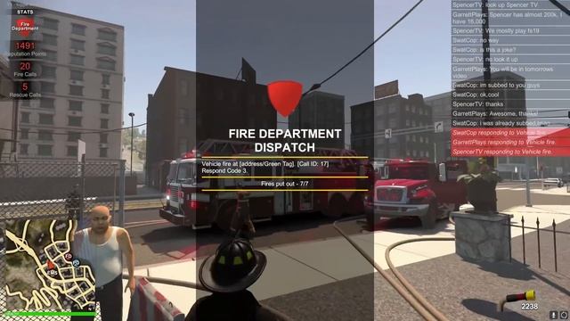 NEW FIRE STATION! | 4 STALL ENGINE BAYS | MULTIPLAYER | FLASHING LIGHTS смотреть онлайн