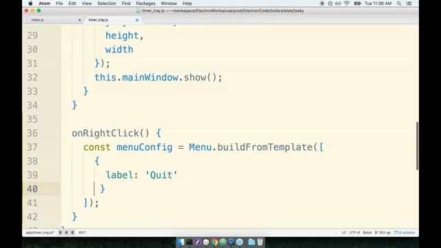 Electron js + React js tutorial | Episode 2.8 (STATUS TRAY APPLICATION) смотреть онлайн