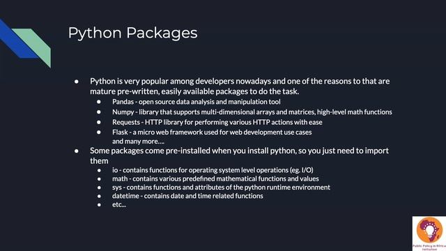 PPiAI Coding Class - Term 1 2021 Lecture 10 - Modules and Packages in Python смотреть онлайн