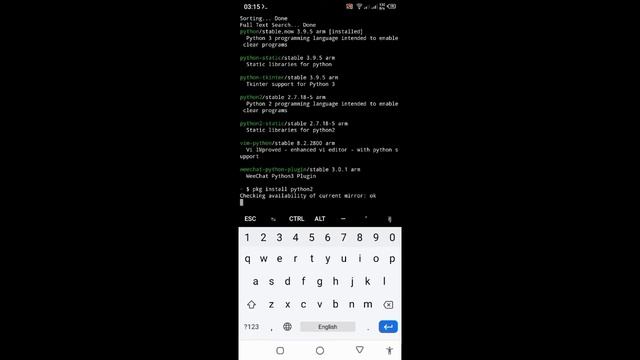 Cara Install Package Python Di Aplikasi Termux Android смотреть онлайн