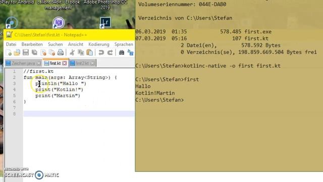 Erste Schritte mit "Kotlin native" - 1 смотреть онлайн