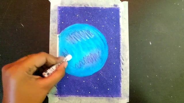 Never give up || Easy drawing with oil pastel || Drawing for beginners step by step || смотреть онлайн