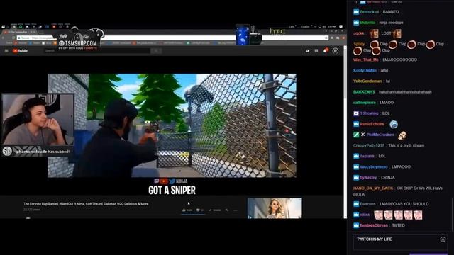 Myth reacts to "The Fortnite Rap Battle | #NerdOut ft Ninja, CDNThe3rd, Dakotaz, H2O Delirious" смотреть онлайн