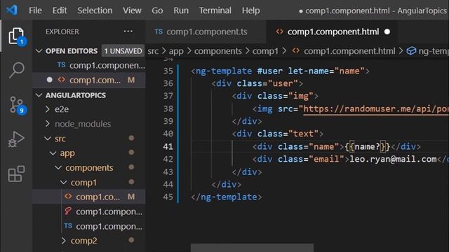 NgTemplateOutlet in Angular by @uxlearnz | (2023) [#3] смотреть онлайн