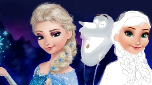 Холодное сердце. ARTS. Paint Tool Sai. смотреть онлайн