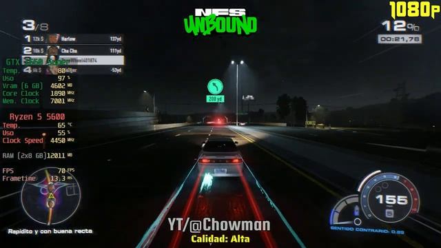 Need For Speed Unbound - Ryzen 5 5600 - GTX 1660 Super смотреть онлайн