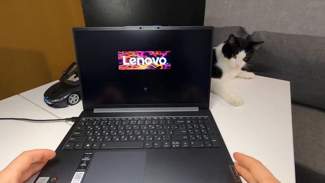 Обзор с котиком - Lenovo Yoga Slim 7 15IIL05 (82AA0029RU) смотреть онлайн