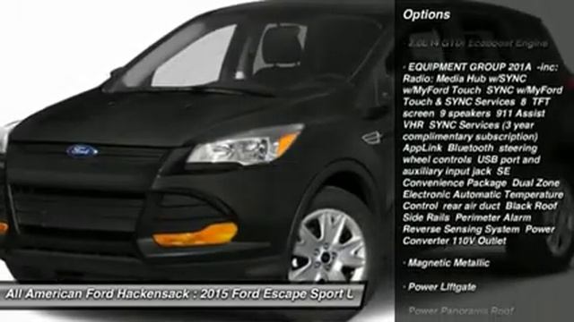 2015 FORD ESCAPE Hackensack, NJ IP-A13774 смотреть онлайн