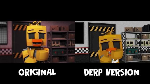 Where is Foxy's Hook? Original VS. DERP Version | Fazbear and Friends (Minecraft FNAF Animation) смотреть онлайн