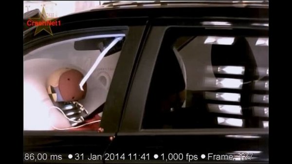 2014 Mitsubishi Outlander | Frontal Crash Test | CrashNet1