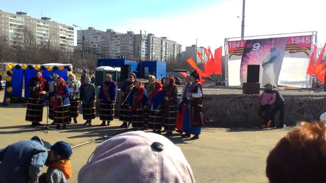 Степом, степом... 70-летие победы в ВОВ. Мурманск. Народный хор украинской песни "Лелеки" смотреть онлайн