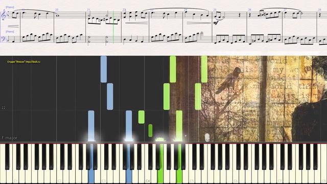 The Beatles - Yesterday (piano tutorial) смотреть онлайн