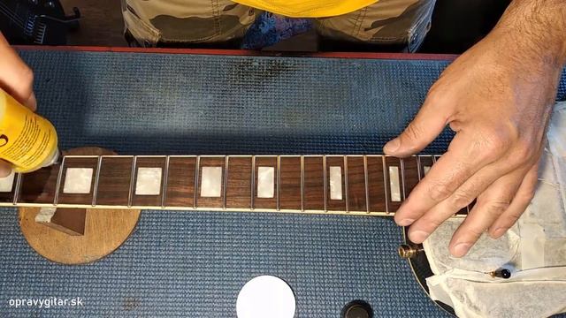 EPIPHONE Les Paul Custom REPAIR, LEVELING and CLEANING смотреть онлайн