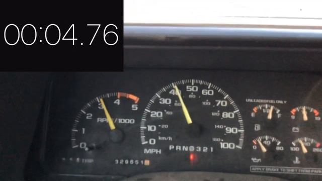 1995 Chevy Silverado Z71 5.7 0-60 смотреть онлайн