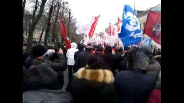 2014.03 Учителя нашей школы на митинге в поддержку нормализации ситуации на Украине! смотреть онлайн