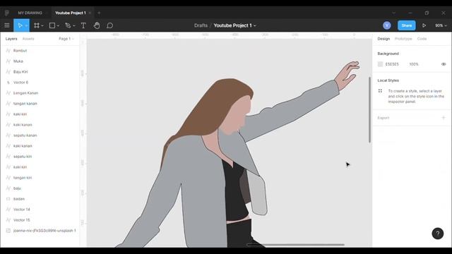 #1 Flat illustration in Figma | Speed Art смотреть онлайн